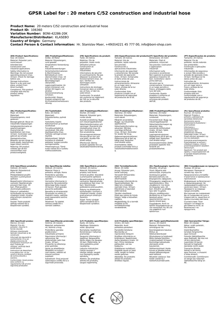 20 Méadar C/52- Píobán Tógála agus Tionscail-1