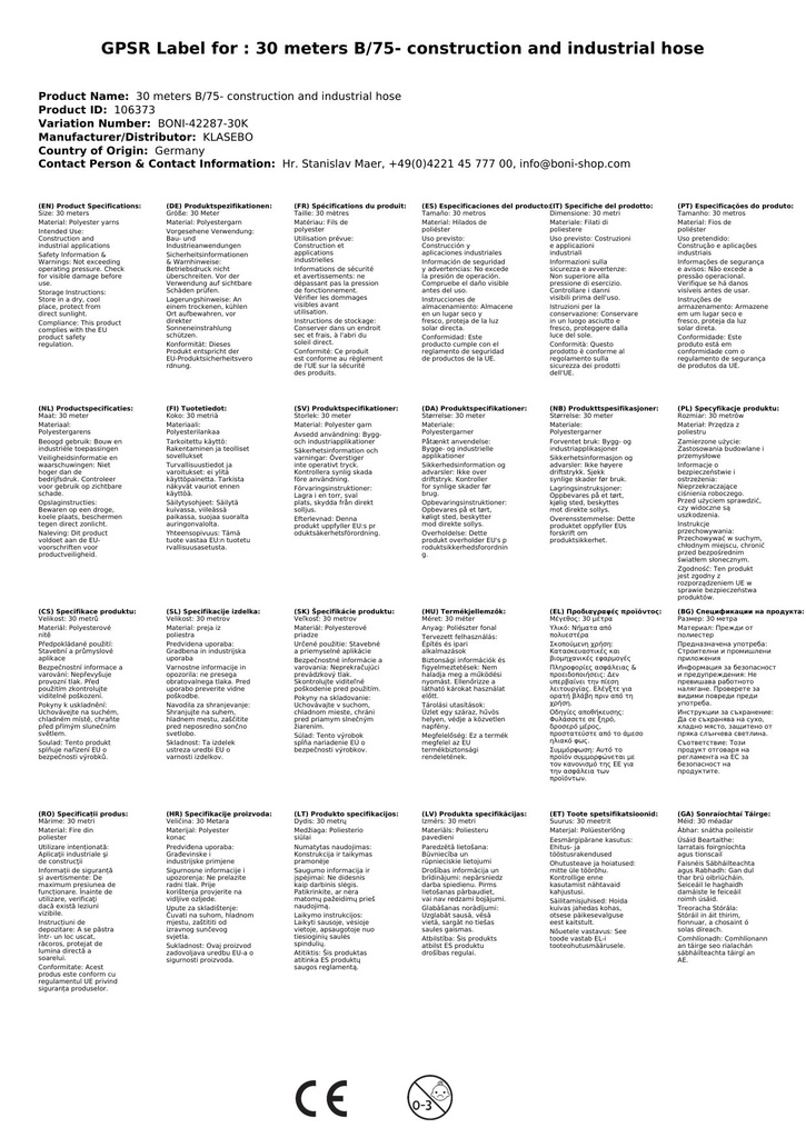 30 Méadar B/75- Tógáil agus Tionscailte-1