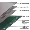 gorm 650 g/m² PVC 2 x 3m (6m²) Clúdach-1