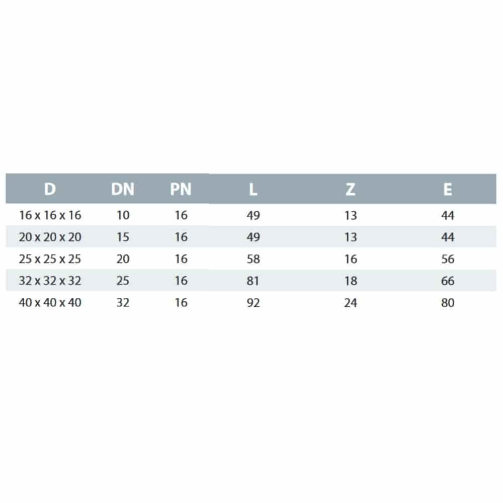 Feistiú T-Píobáin PP PE 3 Feistiú 20 x 20 x 20-1