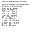 Feistiú Comhbhrúite Eurokonus le Cnó 14 x 2 - 3/4"-1