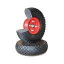 Tralaí Mála Píobáin Cruach 250 kg 550 x 615 x 1305 mm gan puncture le Sciatháin Plaisteacha-1