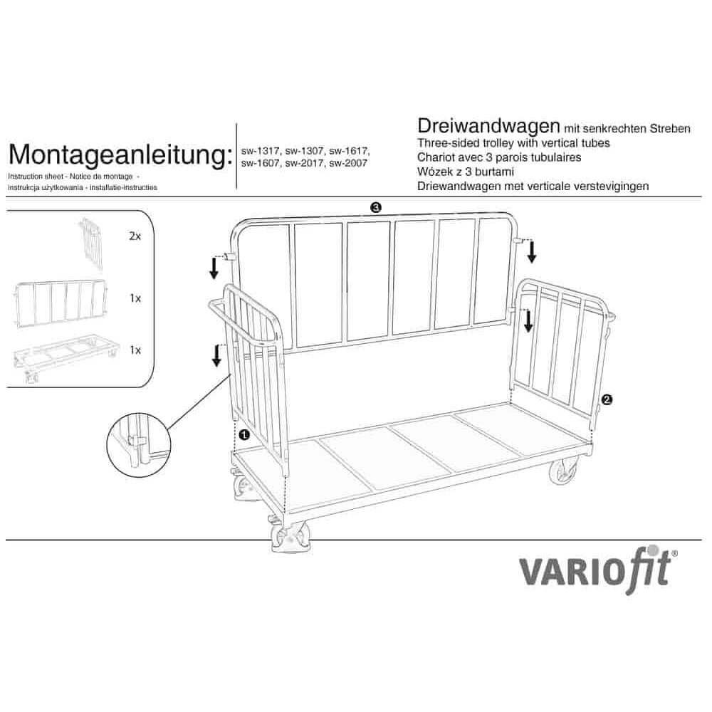 Gluaiseacht Tri-bhalla 1200 kg Cineál S (EV)-0