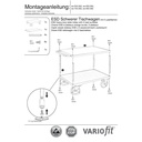 Tarraiceán ESD Trom le 2 Achar Luchtaithe Cineál S + EasySTOP-0