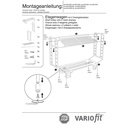 Tralaí leibhéil le 2 urláir mogalra sreinge brataithe púdar 400 kg Inaimhdeacht Cineál L + EasySTOP-0