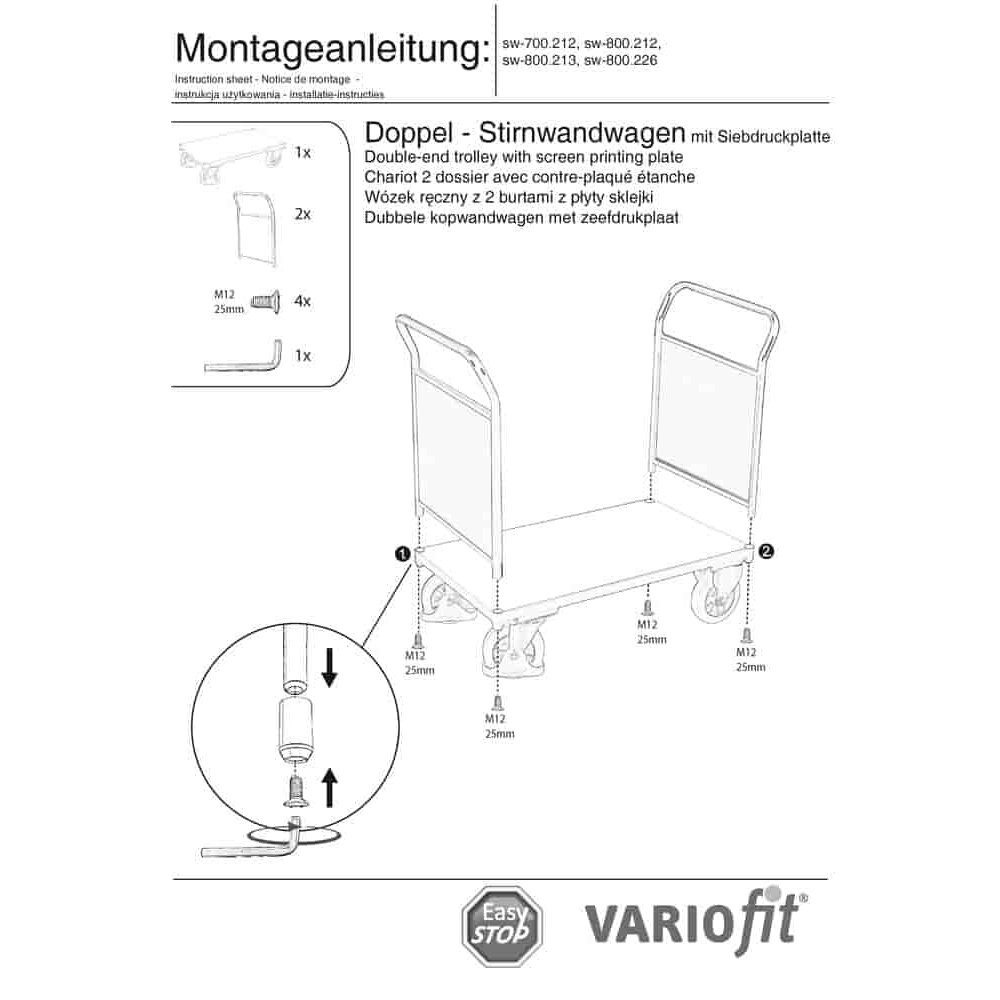 Wagon Ard-Mballa 1000 kg Cineál S + EasySTOP-0