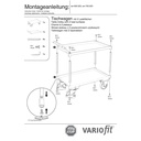 Téiblheán Mór le 2 urlár, imeall an linéir 40 mm ar airde, láimhseáil ard + EasySTOP-0