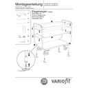 Fáltais Seolta le 1 Tray agus 2 Urláir 250 kg Luchtaithe Cineál XL + EasySTOP-1