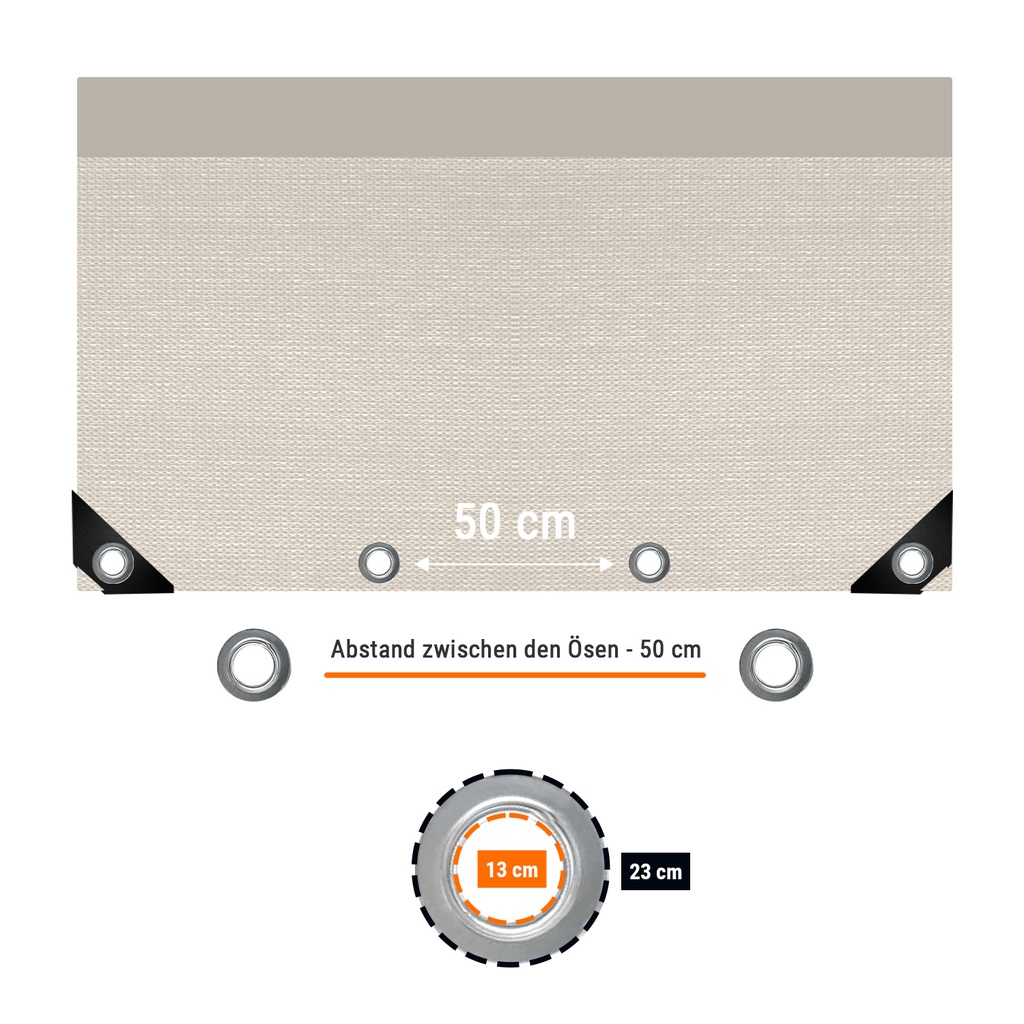 liath 650 g/m² PVC 3 x 4m (12m²) Eitleán-2