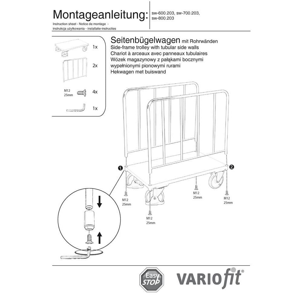 Balla Feadán Gluaisteán Taobhrann Cineál S + EasySTOP-0