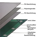 glas 650 g/m² PVC 4 x 5m (20m²) Clúdach-0