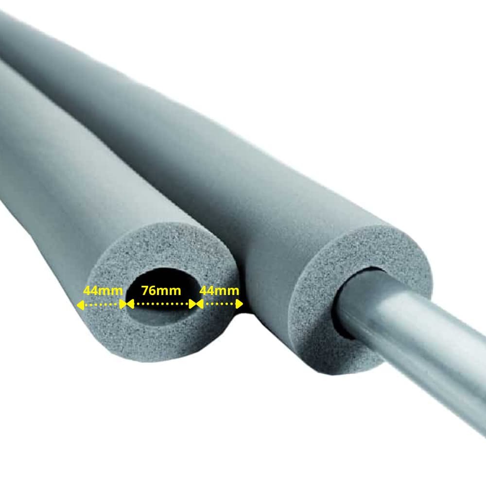 INSUL-TUBE® H PLUS Rubar 2m Insliú Píopa Ø 76 mm x 40 mm Insliú 50% GEG-1