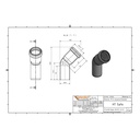 HTsafeB Bogen DN/OD 32 45 Céim-1