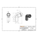 HTsafeB Elbow DN/OD 32 67 Degrees-1