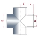 PVC - U Crosaire Muffe 20 mm PN16-0