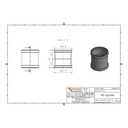 KGMM Doppelmuffe le Steg DN/OD 110-1