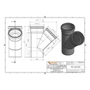 KGEA Brainse DN/OD 125/125 45 Céim-1