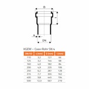 KGMM Doppelmuffe le Steg DN/OD 250-0