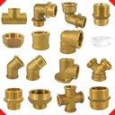 Threaded Fitting Brass Double Nipple 1 1/4" M x 1 1/4" M-1