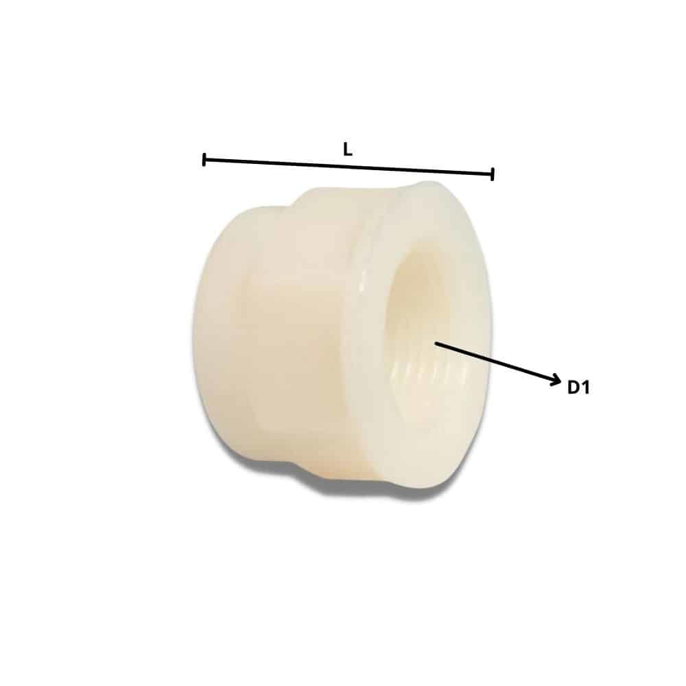 Ceanglóir Feadán Plaisteach Caipín Deiridh 1/2"-0