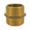 Threaded Fitting Brass Double Nipple 1 1/4" M x 1 1/4" M