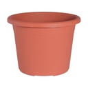 Potaire CYLINDRO thart ar Ø 30 cm / 9, 5 Lítear - terracotta