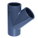 PVC - U 45° T-Piece Socket 25 mm PN16