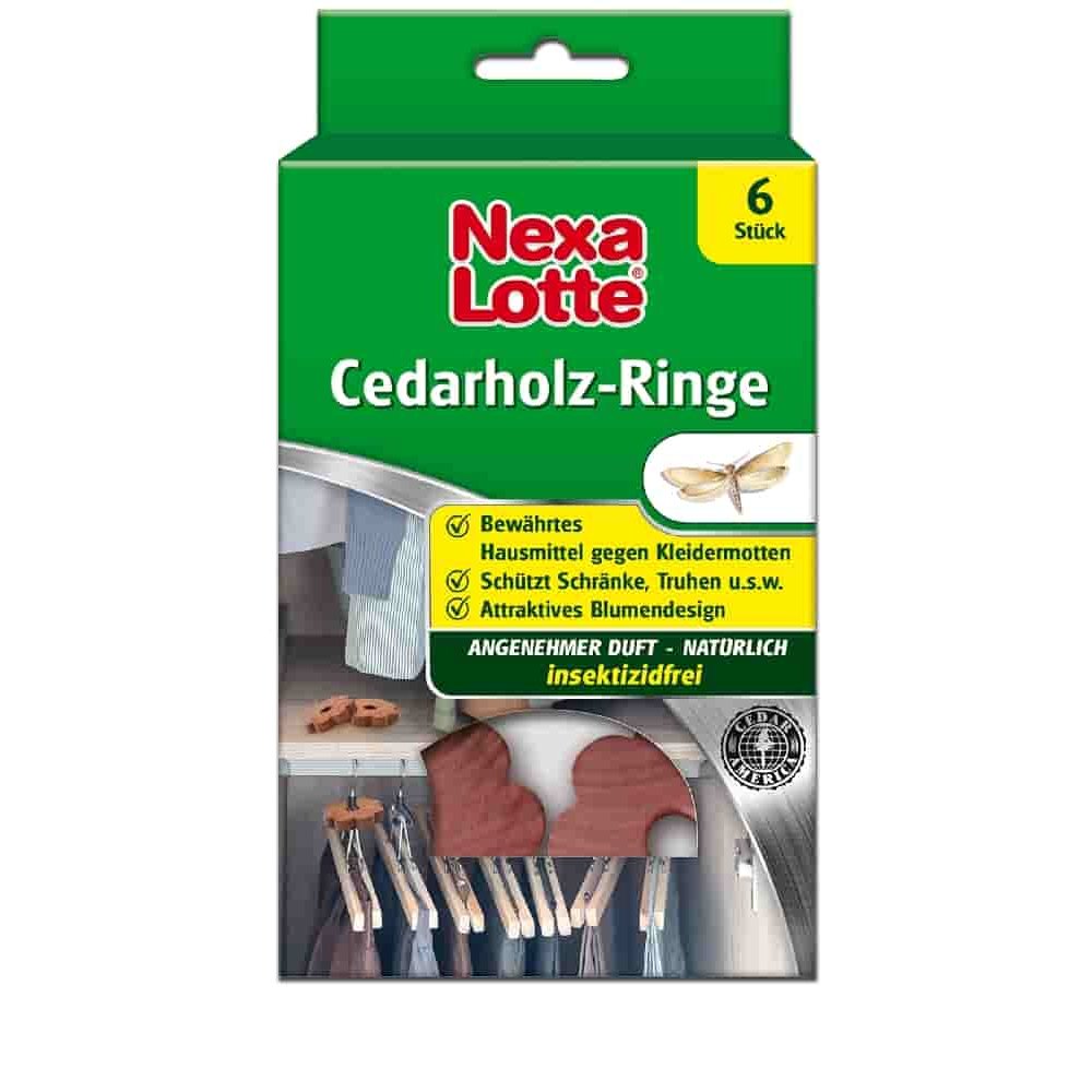 NEXA LOTTE® Fáinneacha Adhmad Cedar 6 Stk.