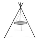 Grill Crochta „TIPI“ 210 cm + Raca Gríll 50 cm as Cruach Nádúrtha