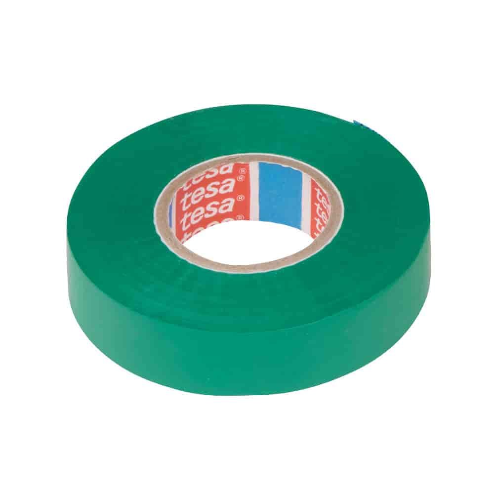 tesa tesaflex Téip Insliúcháin 4163 PVC 19 mm x 33 m (uaine)