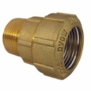 Brass PE Pipe Fitting Coupling AG 40x1 1/4"