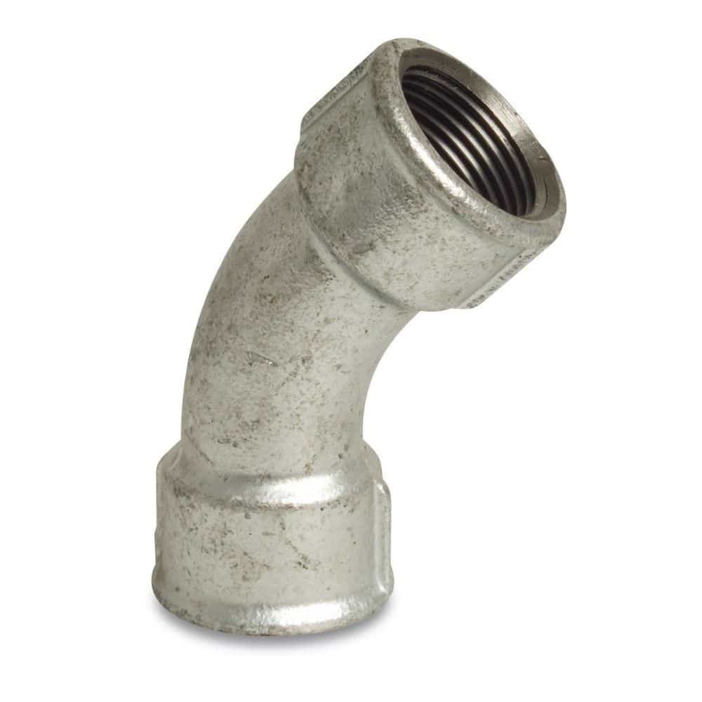 Threaded Fitting Malleable Cast Iron Elbow 45° 1" Female x 1" Female