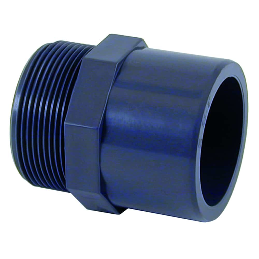 PVC-U Transition Socket x Male Thread 32-25mm x 1" PN10