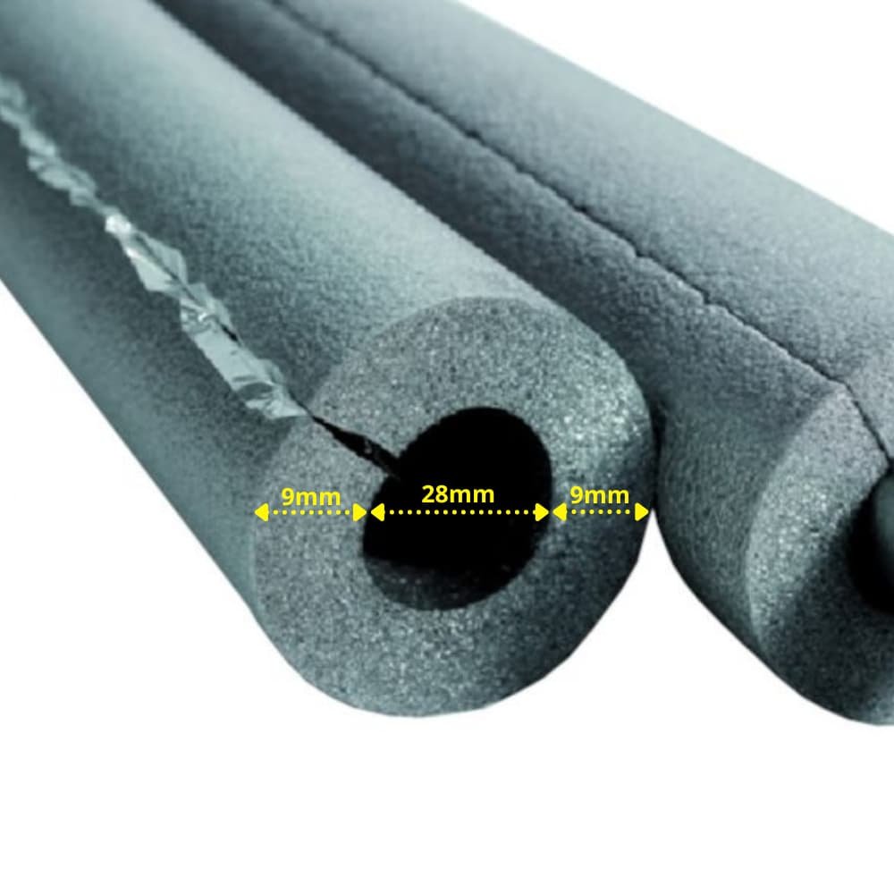 CLIMAFLEX® XT 2m Feadán Insliúcháin Ø 28 mm x 9 mm Insliú Féinghreamaitheach