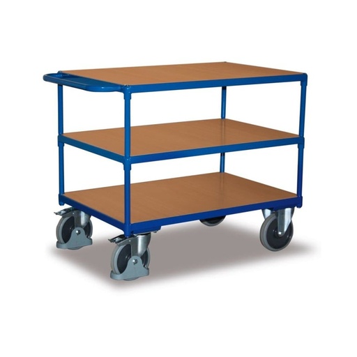 [BONI-sw-800.600] Trolly Trom Táblach 500 kg le 3 Dhromchlaí Luchtála Cineál XL + EasySTOP