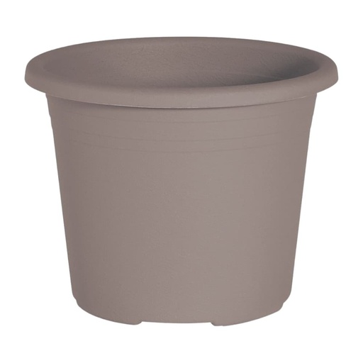 [BONI-42469-027] Pot Bláthanna CYLINDRO thart ar Ø 50 cm / 42 Lítear - taupe