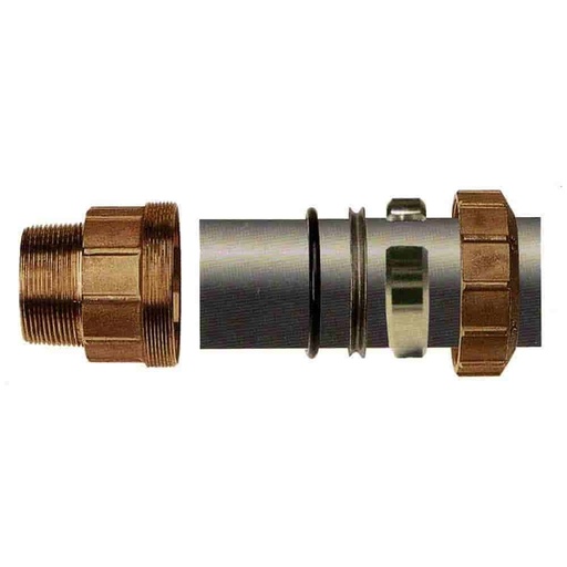 [BONI-34584K] Brass PE Pipe Fitting Coupling Sleeve 40x40